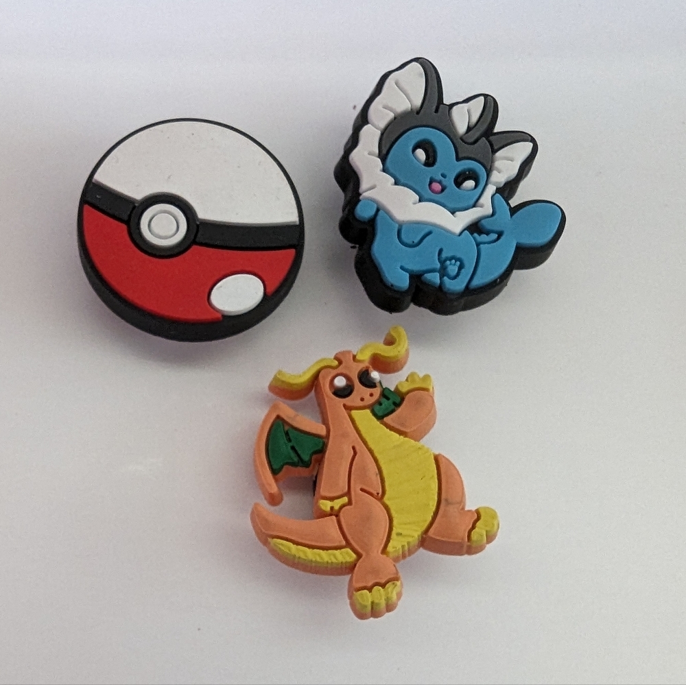 POKEMON | 3pc CHARIZARD JIBBITZ Shoe Charms